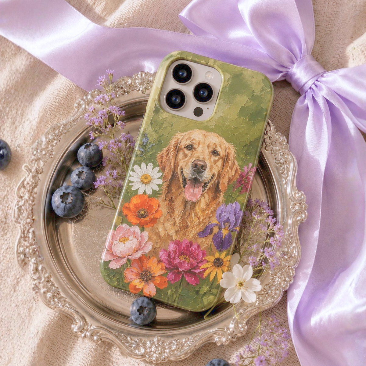 うちの子アートスマホケース | Pet Portrait Phone Case