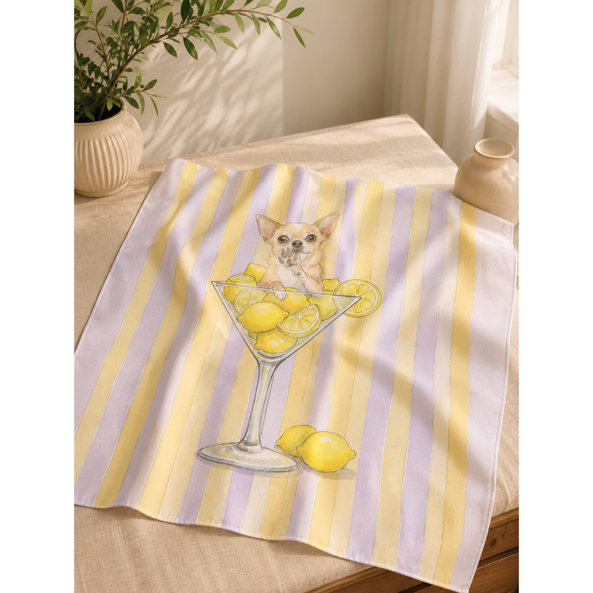 うちの子アートスカーフ　| Pet Portrait Silk Scarf